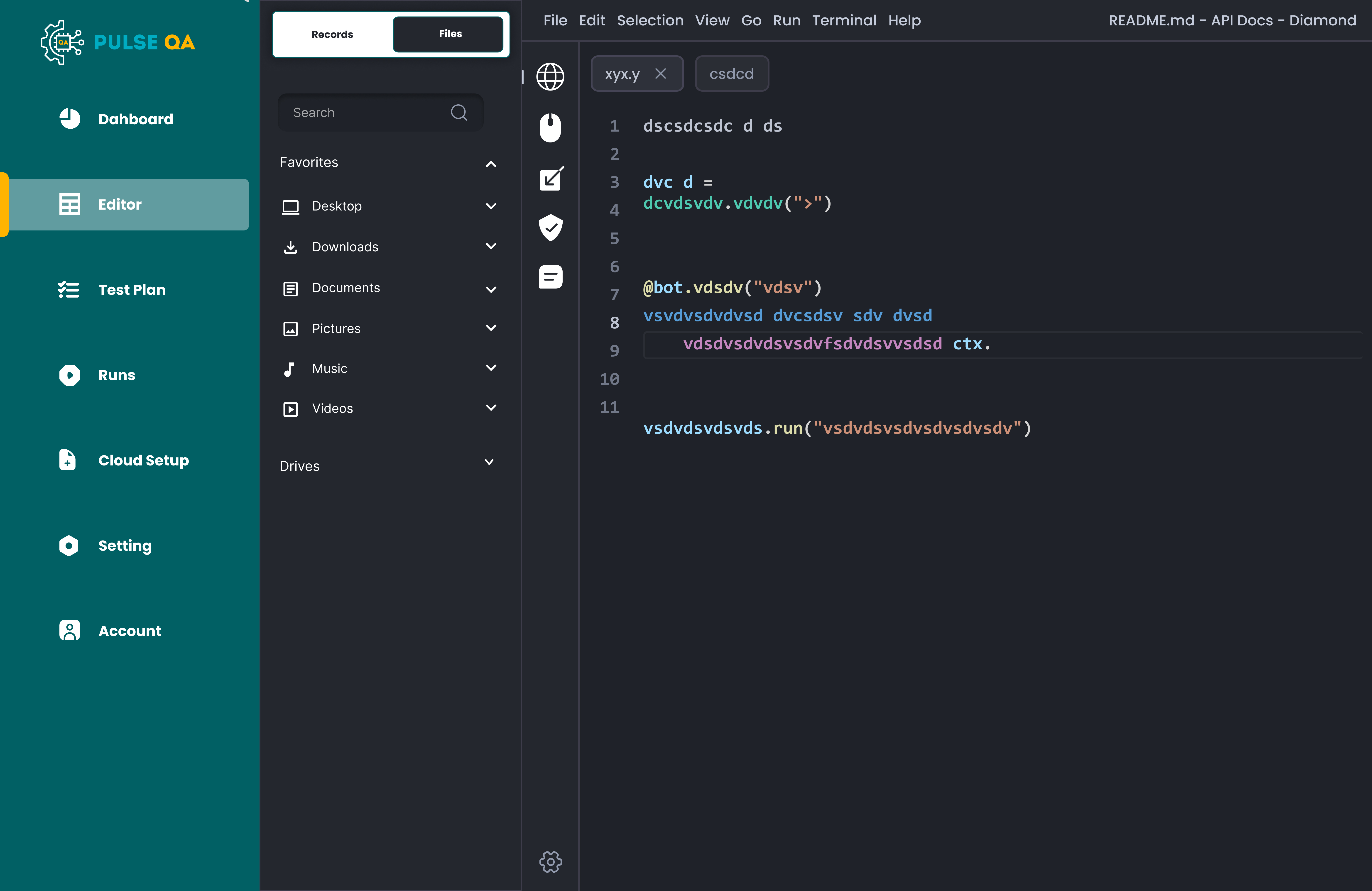 Pulse QA UI 6